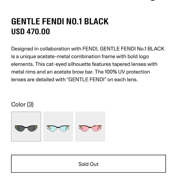 Fendi x Gentle Monster Cat lEye Sunglasses main image 4